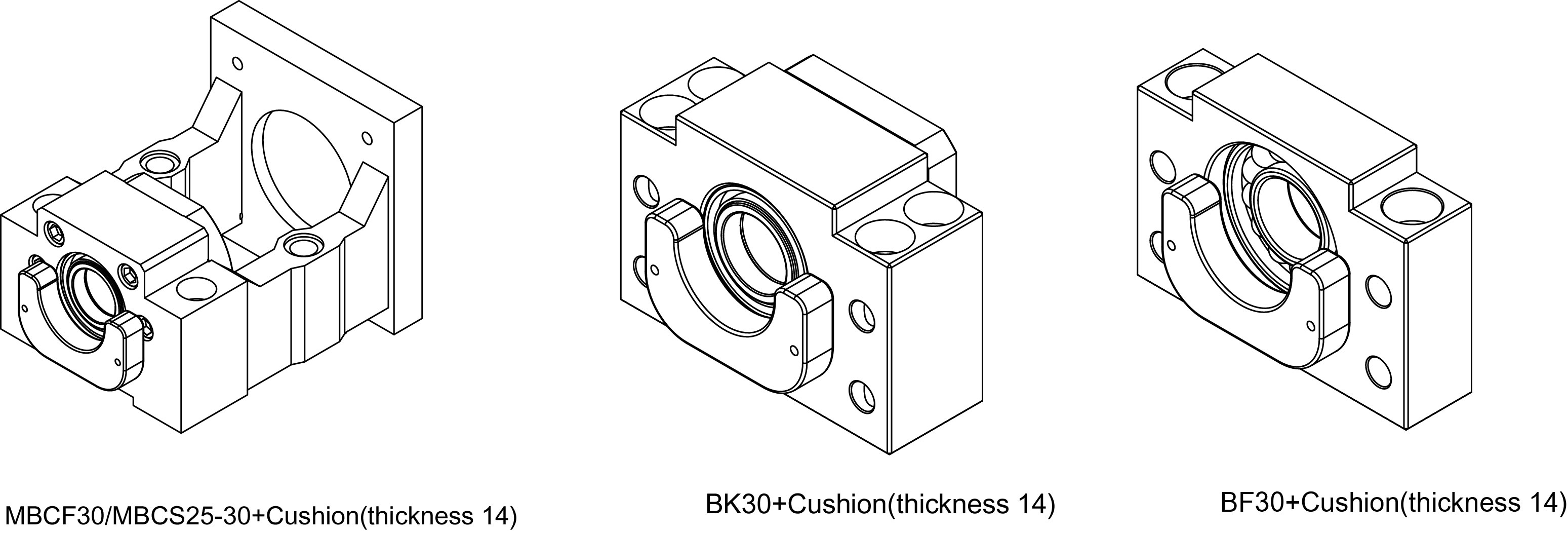 MBCF30 MBCS25-30 BK30 BF30