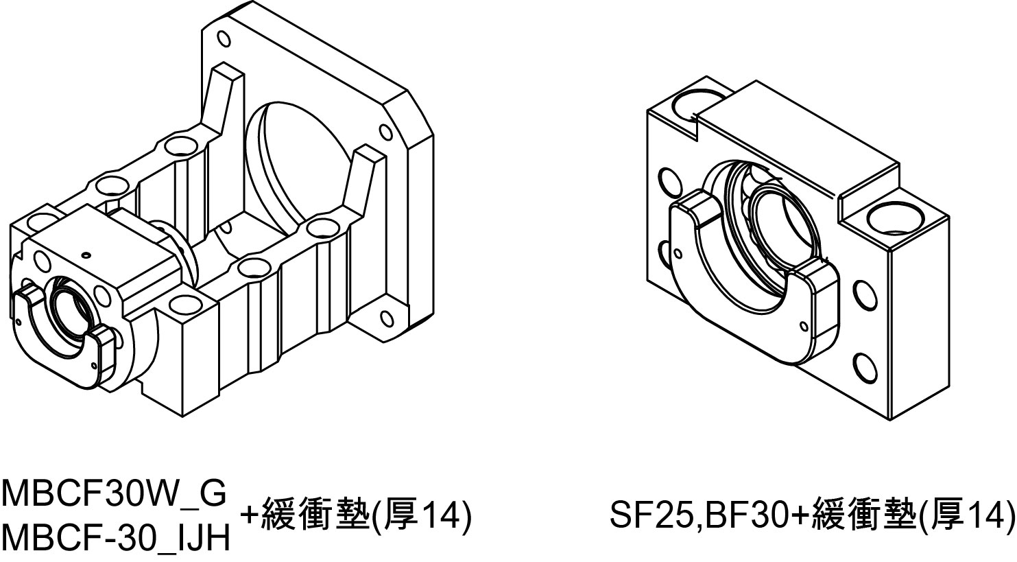 MBCF30加長 BF30 SF25