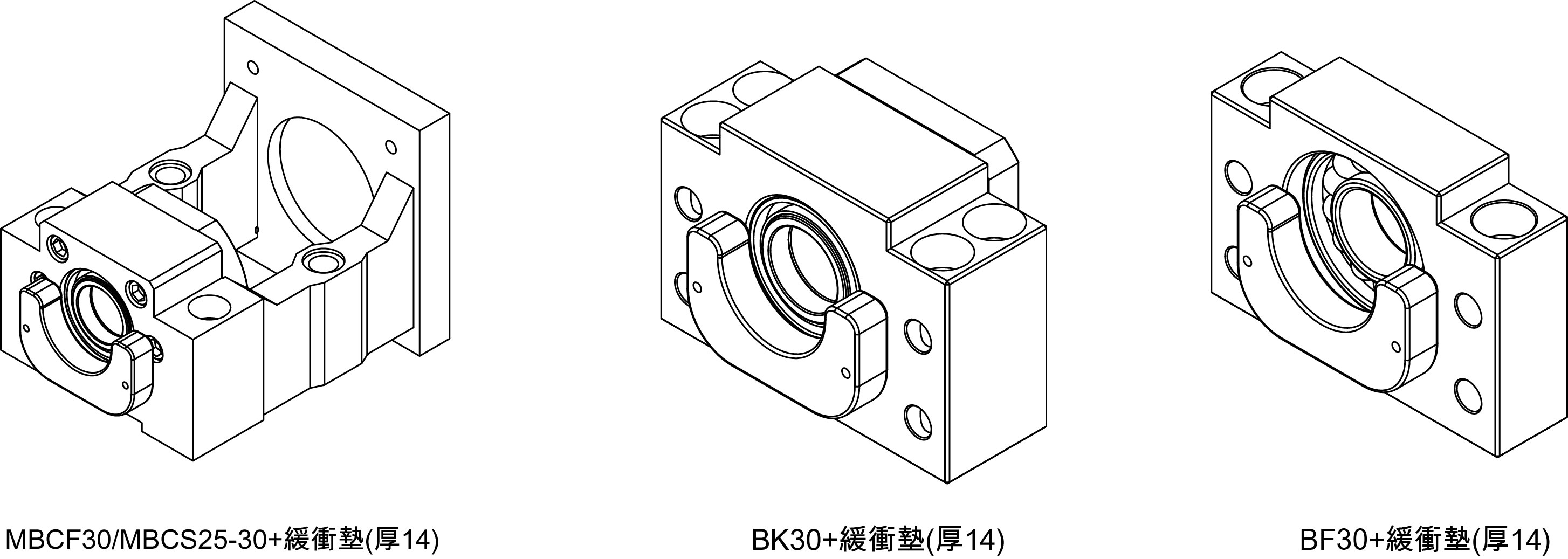 MBCF30 MBCS25-30 BK30 BF30